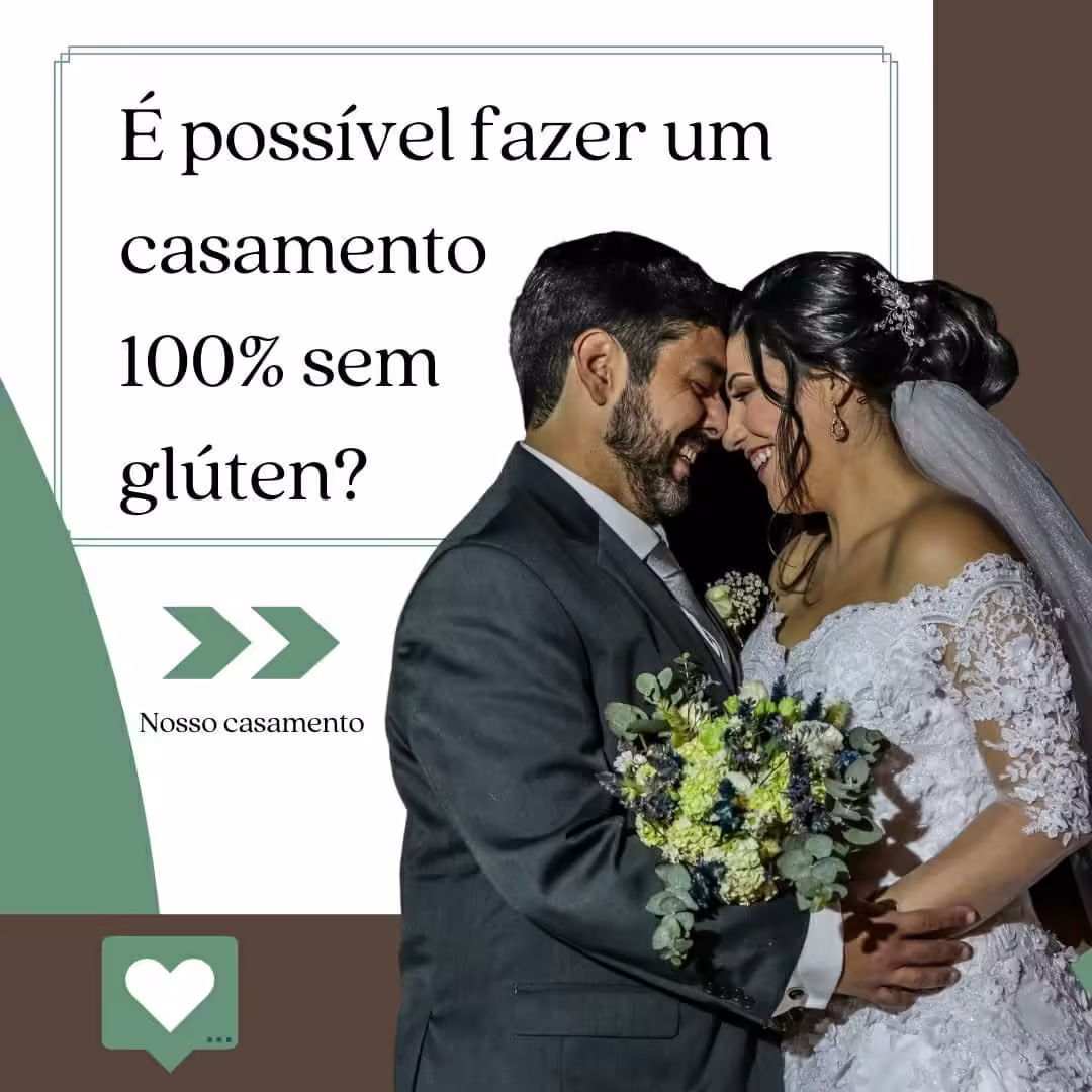 Casamento sem glúten