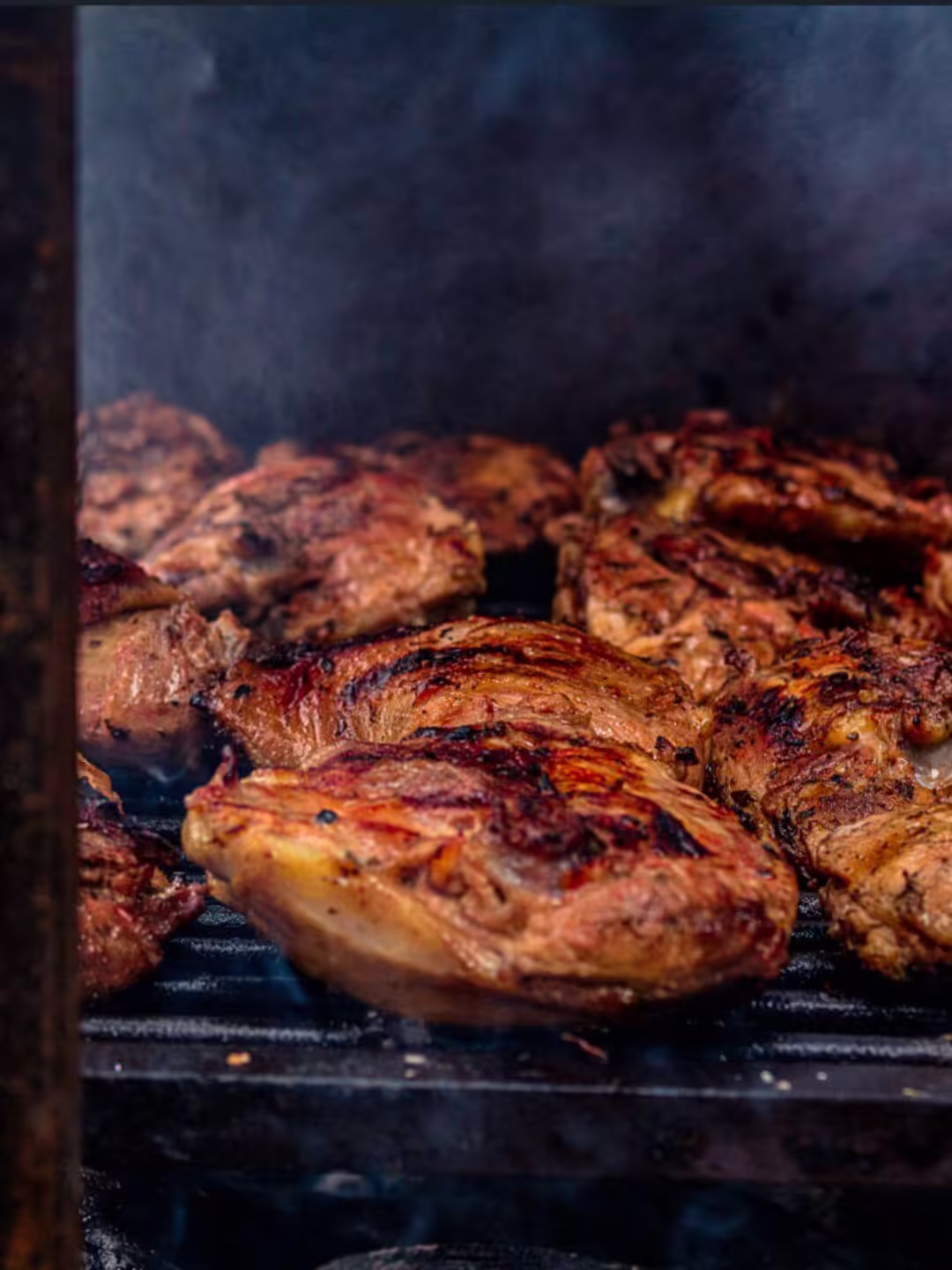 Frango Assado na Churrasqueira