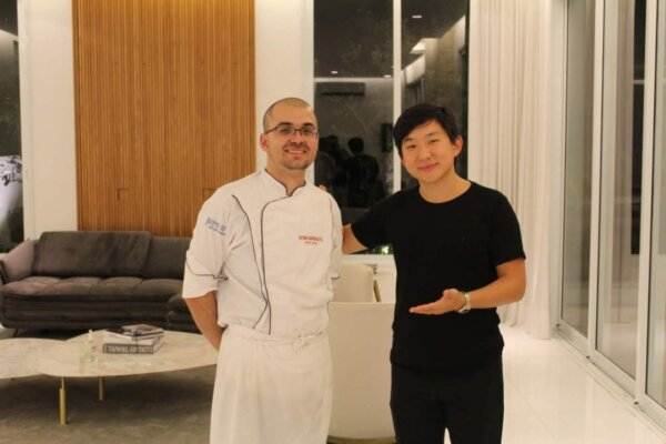 Pyong Lee e Chef Dom Barbato
