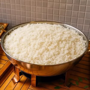 Arroz de acompanhamento para feijoada