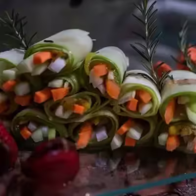 Enrolado De Vegetais