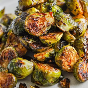 Easy Oven-Roasted Brussels Sprouts With Balsamic Vinegar