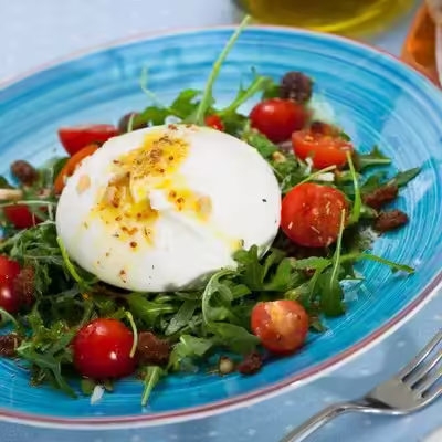 Burratas Com Molho De Ervas