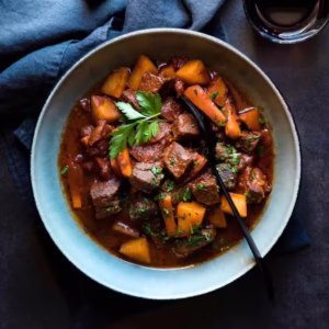 Slow Cooker Beef Stew With Sweet Potatoes