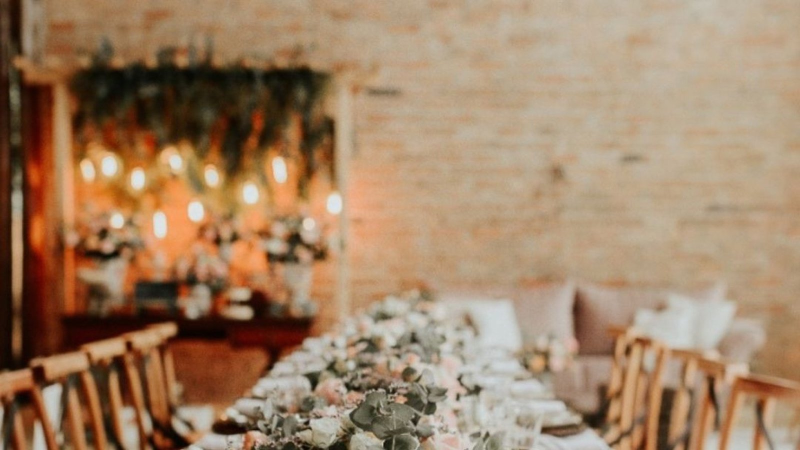 Foto da mesa de casamento para os convidadsos - buffet de churrasco apra casamento